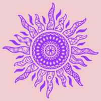 Sun Mandala - AS Colour Women's Crop Crew Sweater Design