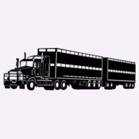 Kenworth Roadtrain Cattle Crates - Softstyle CVC Tee Design
