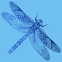 Dragonfly Mandala - Ramo Regular Kids Tee Design