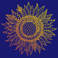 Sunflower Mandala - AS Colour Women's Mali Capped Sleeve Tee Design