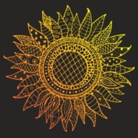 Sunflower Mandala - AS Colour Women's Yes Racerback Singlet Design