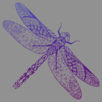 Dragonfly Mandala - AS Colour CROP TEE - 4062 - AS Colour CROP TEE - 4062 3 Design