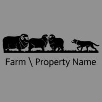 Merinos and Kelpie - custom property name - Mens State Tee Design
