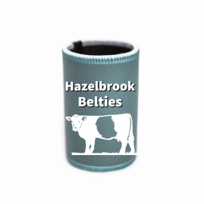 Custom Name & Belted Galloway - Stubby Coolers with Base Thumbnail