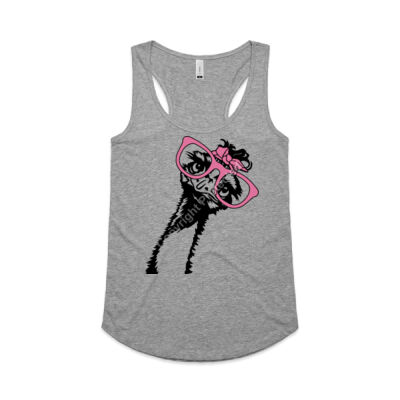 Emu Chick - Women's Yes Racerback Singlet Thumbnail