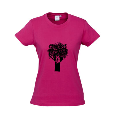 Bad Hair Day Alpaca - Womens Ice Cotton Tee sz6 - sz24 Thumbnail