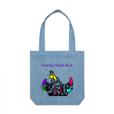 Country Chicks Rock - AS Colour Carrie Bag Thumbnail