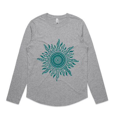 Sun Mandala - AS Colour Women's Curve Longsleeve - 4055 Thumbnail