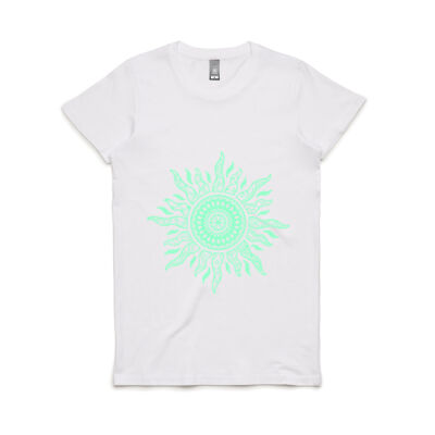 Sun Mandala - Women's Maple Tee Thumbnail