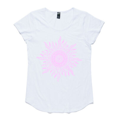 Sun Mandala - AS Colour Women's Mali Capped Sleeve Tee 2 Thumbnail