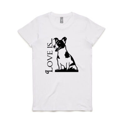 Love is Jack Russell - Women's Maple Tee Thumbnail