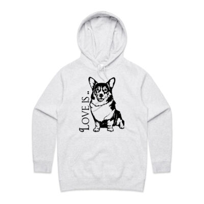 Love is Corgi -Women's Supply Hood Thumbnail