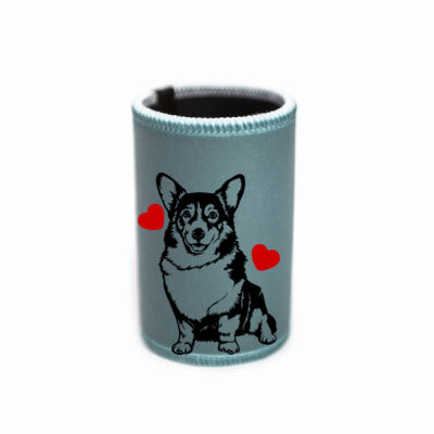 Corgi Hearts - Stubby Coolers with Base Thumbnail