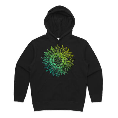 Sunflower Mandala - Women's Premium Hood Thumbnail