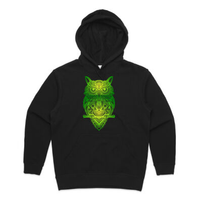 Owl Mandala - Women's Premium Hood Thumbnail