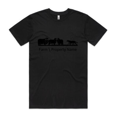 Merinos and Kelpie - custom property name - Mens Basic Tee Thumbnail