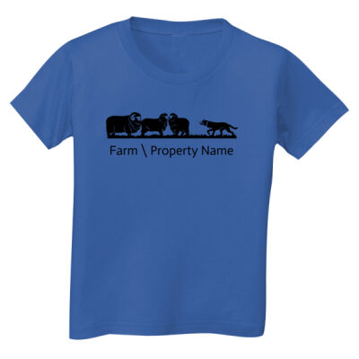 Merinos and Kelpie - custom property name - Toddler Unisex T Shirt  Thumbnail