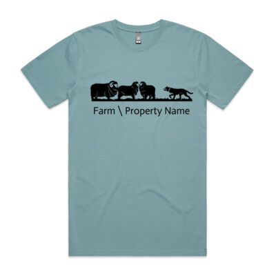 Merinos and Kelpie - custom property name - Mens Faded Tee Thumbnail