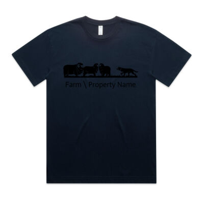Merinos and Kelpie - custom property name - Mens State Tee Thumbnail