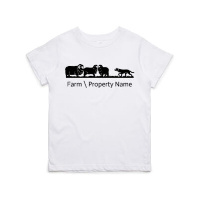 Merinos and Kelpie - custom property name - Kids / Youth Premium Tee Thumbnail